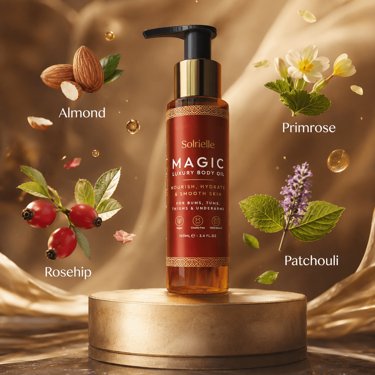 Sorielle® Golden Body Oil